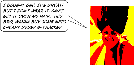 I bought a T-shirt! Now I want some cheap NFTs.